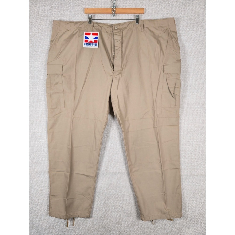 NEW Propper BDU Trousers Men 5XL Regular Khaki Combat Cargo Pants Tactical 56x32